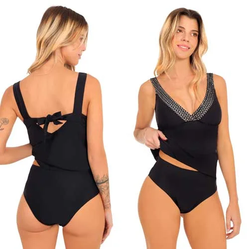 TANKINI C/BOMBACHA ALTA