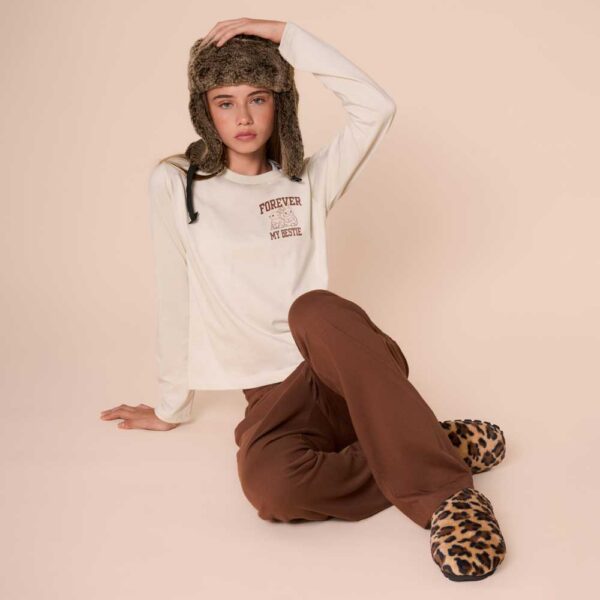 PIJAMA M/L ESTAMPA EN ESPALDA