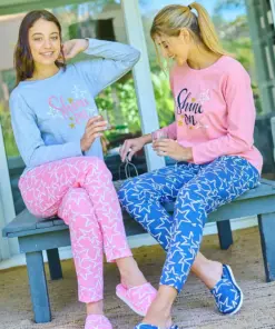 PIJAMA M/L 2X-4X PANT.ESTAMPAD