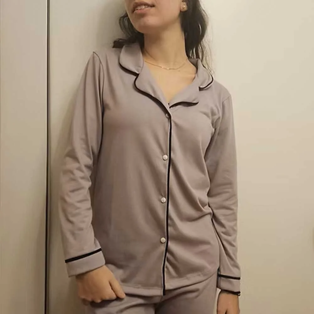 pijama m/l abotonado