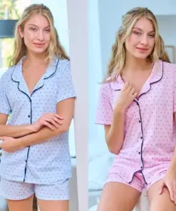 PIJAMA ESTAMP ABOTONADO M/C
