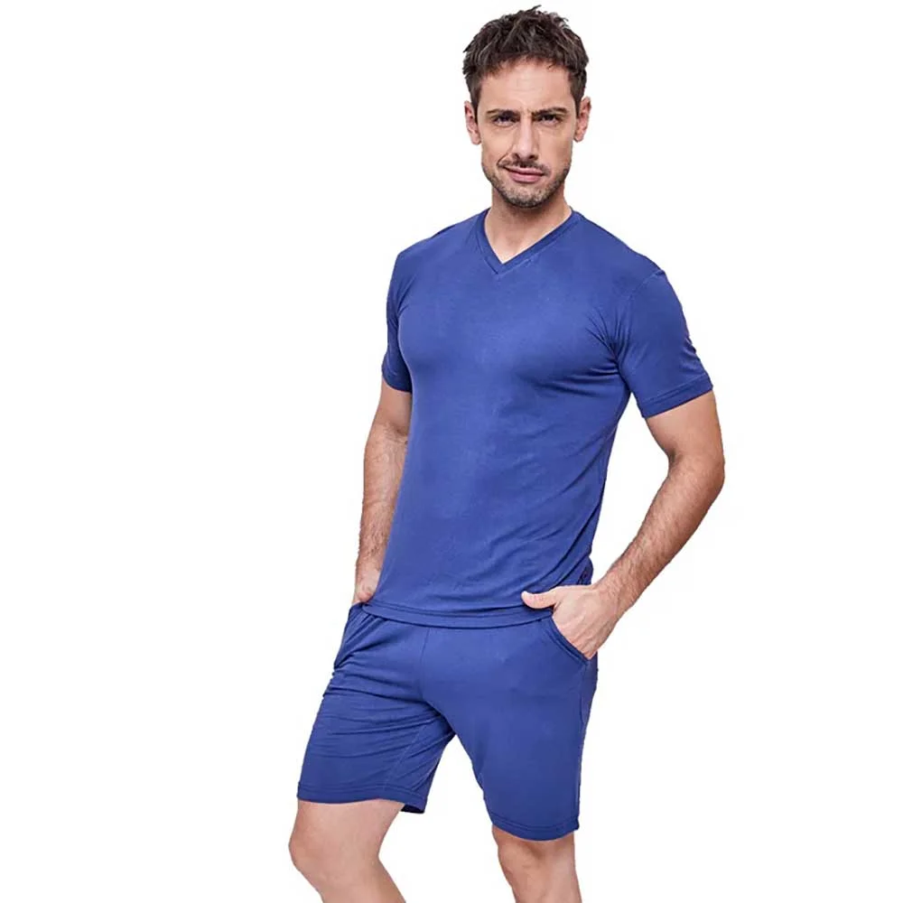 pijama m/corta c/v bambu/elastano