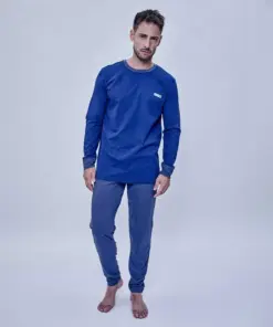 pijama m/l algodon melange