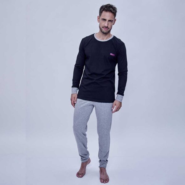 pijama m/l algodon melange