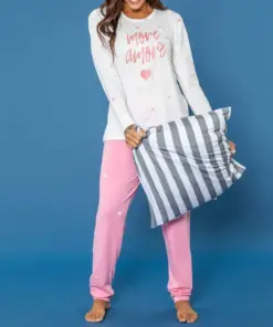 PIJAMA M/L 6-7 ESTAMPADO EN MODAL