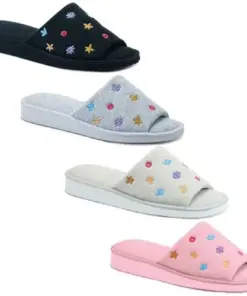 pantufla de tusor rayada plantilla tono