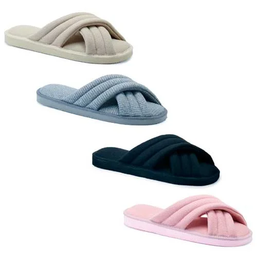 pantufla morley tiras cruzadas