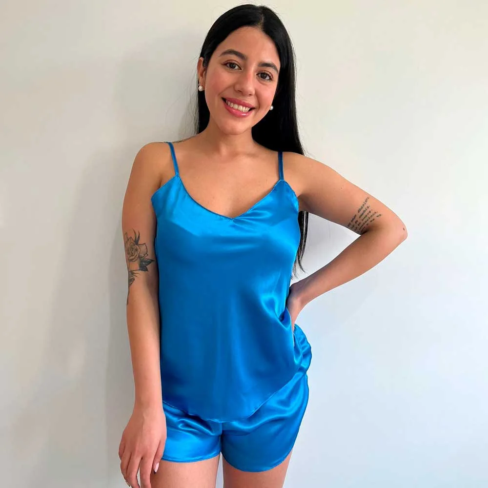 pijama raso liso t.54-56-58