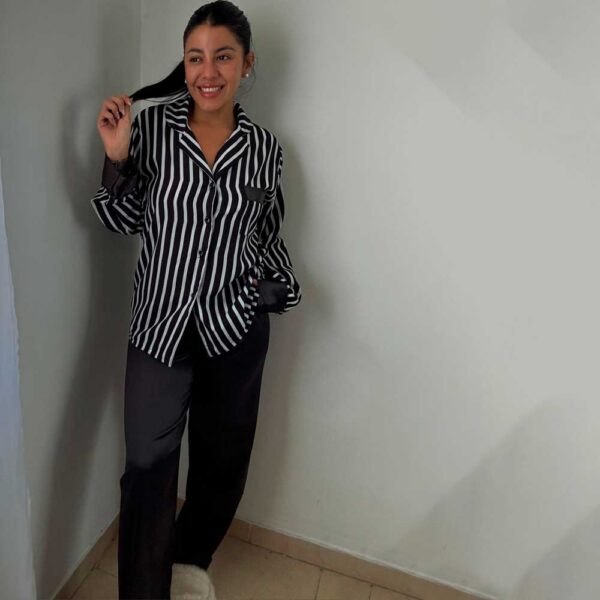 pijama m/l raso abotonado