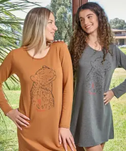 camison m/l 5-6-7-8 leopardo