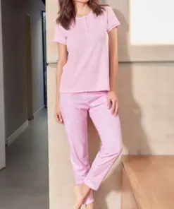 pijama m/corta pantalon largo