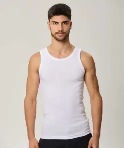 camiseta musculosa c/dobladillo