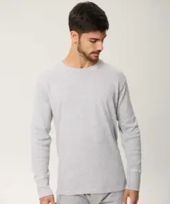 camiseta m/l melange c/redondo