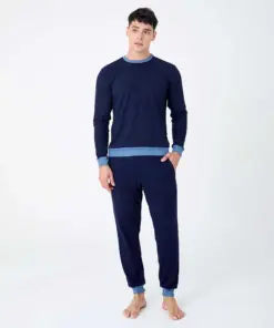 Alternative view of pijama m/l interlock c/redondo