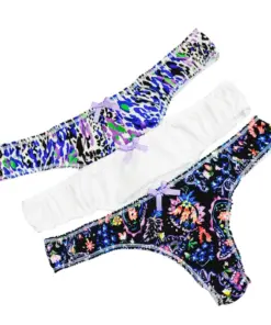 Pack X3 Micro. Frunce Estampada